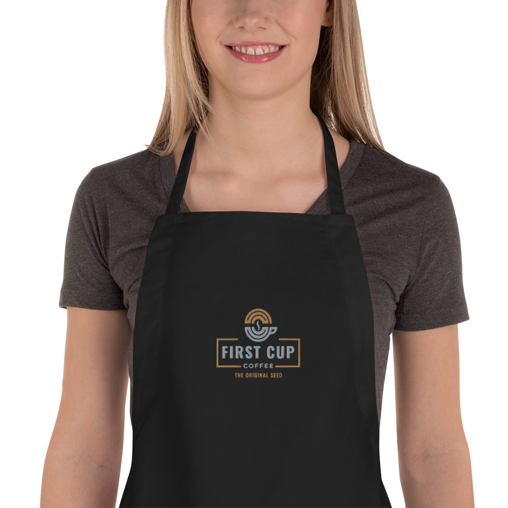 First Cup Coffee Apron