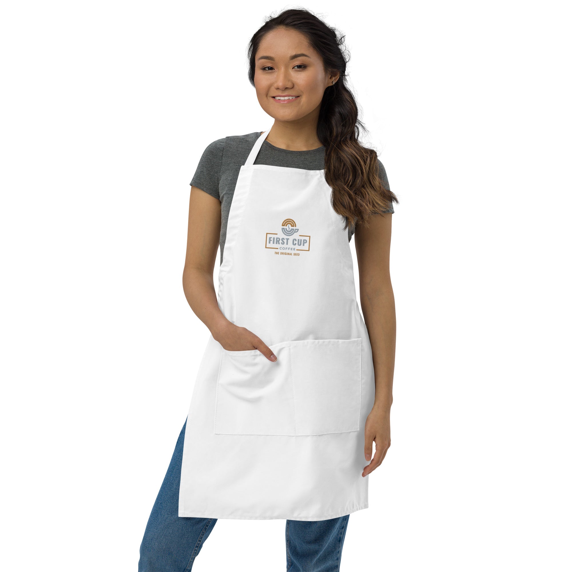First Cup Coffee Apron