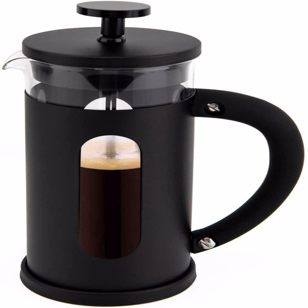 Mini French Press Coffee Maker with 4 Level Filtration System – First Cup  Coffee: The Original Seed