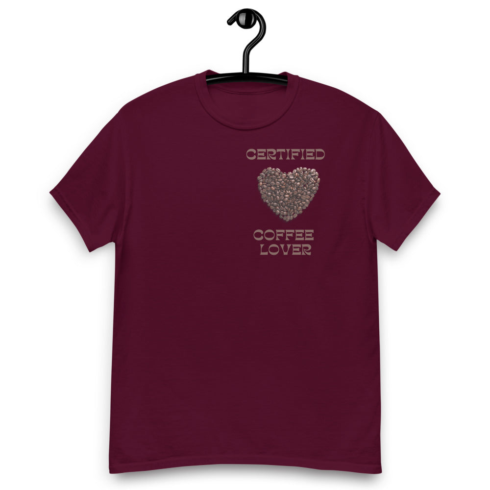 Tee Shirt Gray w Maroon Logo – Douglas Coffee
