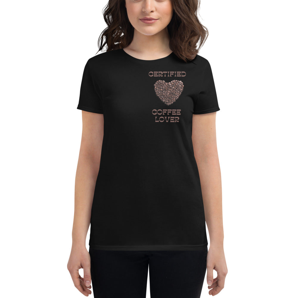Women's Certified Coffee Lover Shirt